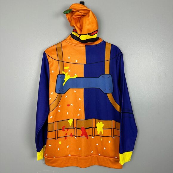 Fortnite Boys Hoodie Jacket with Full Zip Face Mask Beef Boss XXLarge - Picture 5 of 7